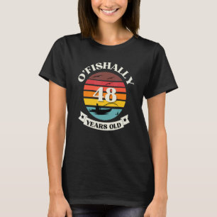 O'visally 48 Years Old Viste Thmed Birthday Pa T-shirt