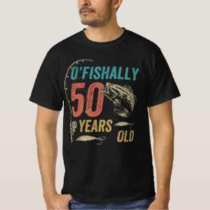 O'visally 50 Years Old, Funny Vist papa Grandpa T-shirt