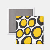 Ovvio Black en Yellow Magnet (Voorkant / Achterkant)
