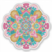 OW Pink Mandala Sticker (Voorkant)