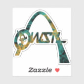 OW STL Logo Sticker Tie Dye (Vel)