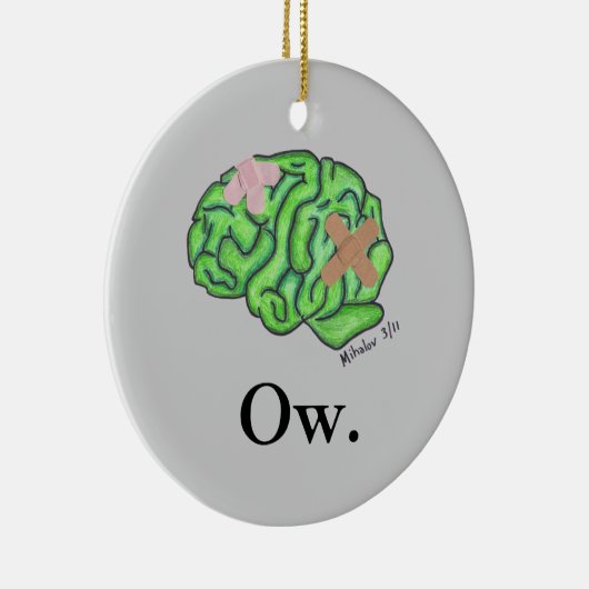 "Ow"-versiering Keramisch Ornament (Rechts)