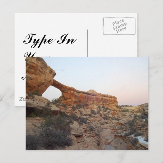 Owachomobrug bij natuurbruggen briefkaart (Voorkant / Achterkant)