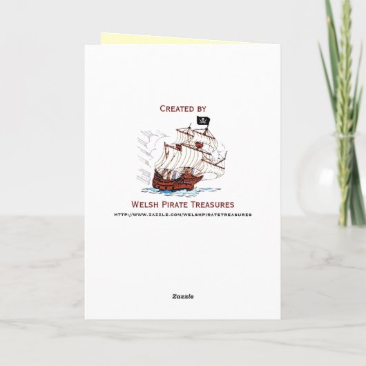 Owain Glyn Dwr, St David Dag Kaart (Achterkant)