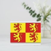 Owain Glyndwr, vlag van het Verenigd Koninkrijk Briefkaart (Staand voorkant)