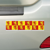 Owain Glyndwr, vlag van het Verenigd Koninkrijk Bumpersticker (Op auto)