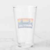 Owasco Lake New York Canoe Glas (Achterkant)