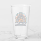 Owasco Lake New York Rainbow Glas (Achterkant)