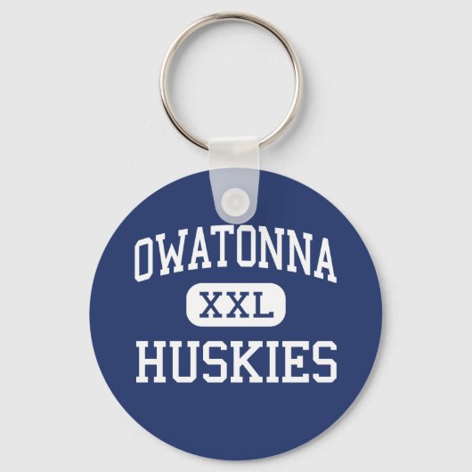 Owatonna - Huskies - High - Owatonna Minnesota Sleutelhanger (Voorkant)