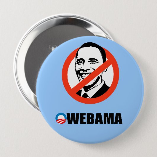 OWE-BAMA RONDE BUTTON 4,0 CM (Voorkant /achterkant)