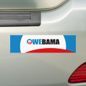 OWEBAMA BUMPERSTICKER (Op auto)