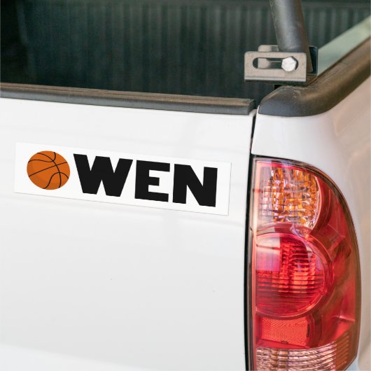 Owen Basketball Bumpersticker (Op Truck)