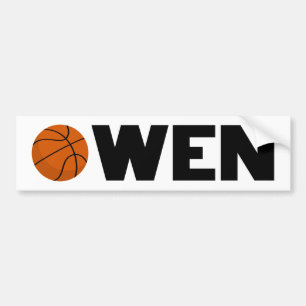 Owen Basketball Bumpersticker