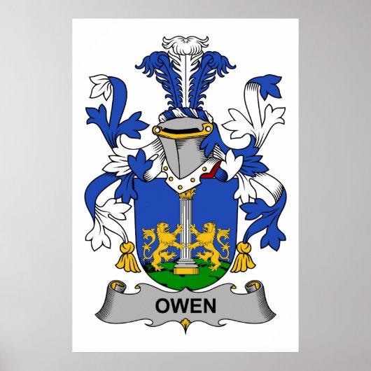 Owen Family Crest Poster (Voorkant)