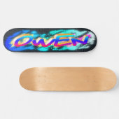 OWEN Gepersonaliseerd Graffiti Skateboard (Horizontaal)