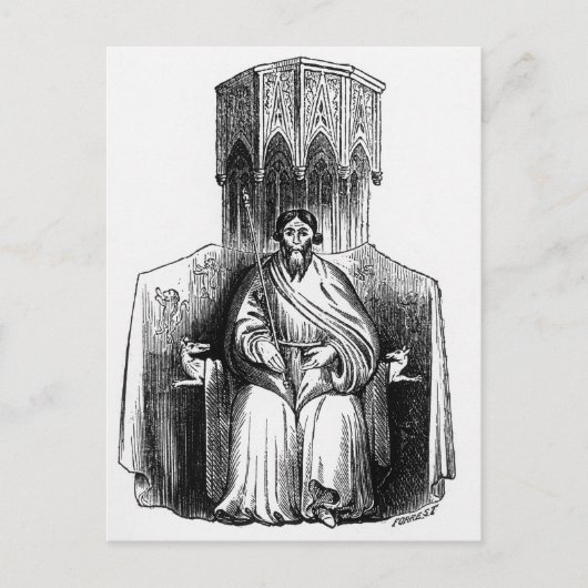 Owen Glendower van zijn zeehond Briefkaart (Voorkant)