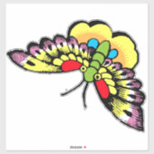 Owen Jones Antiek Oosterse Vlinders Sticker (Vel)