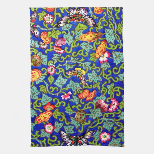 Owen Jones Antiek Oosterse Vlinders Theedoek (Verticaal)