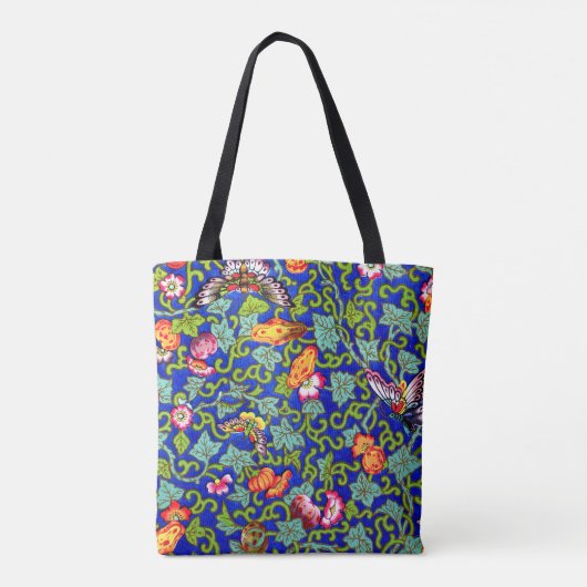 Owen Jones Antiek Oosterse Vlinders Tote Bag (Achterkant)