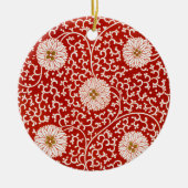 Owen Jones Chinees Ornament Rood Wit Bloemmotief (Voorkant)