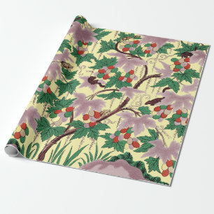 Owen Jones Chinoiserie Botanische Muis Patroon Cadeaupapier