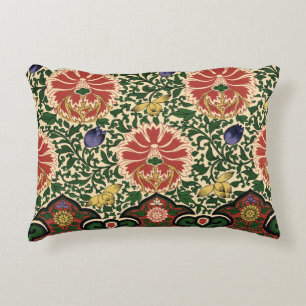 Owen Jones Chinoiserie Rode Lotus Bloem Kunst Desi Accent Kussen