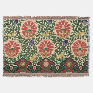 Owen Jones Chinoiserie Rode Lotus Bloem Kunst Desi Deken