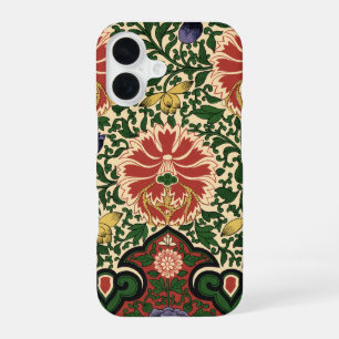 Owen Jones Chinoiserie Rode Lotus Bloem Kunst Desi iPhone 16 Hoesje