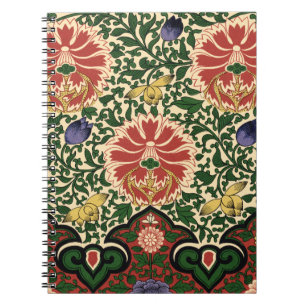 Owen Jones Chinoiserie Rode Lotus Bloem Kunst Desi Notitieboek
