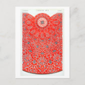 Owen Jones  rood Turks patroonontwerp Briefkaart (Voorkant)