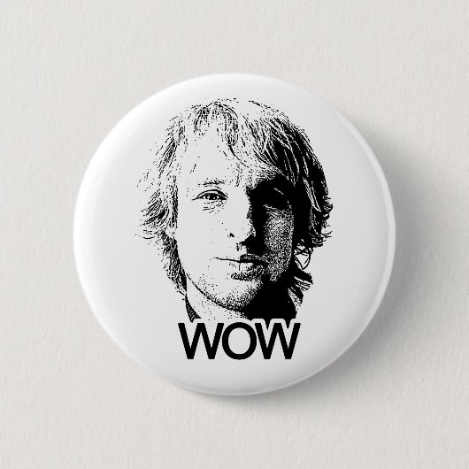 Owen Wilson - Wow Ronde Button 5,7 Cm (Voorkant)