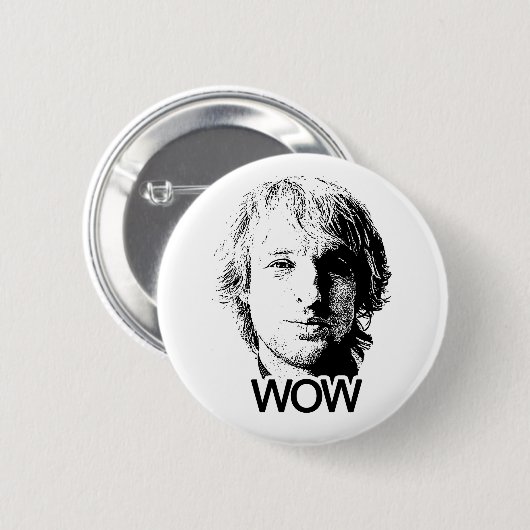 Owen Wilson - Wow Ronde Button 5,7 Cm (Voorkant /achterkant)