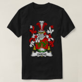 Owens Coat of Arms  Family Crest Premium  T-shirt (Design voorkant)