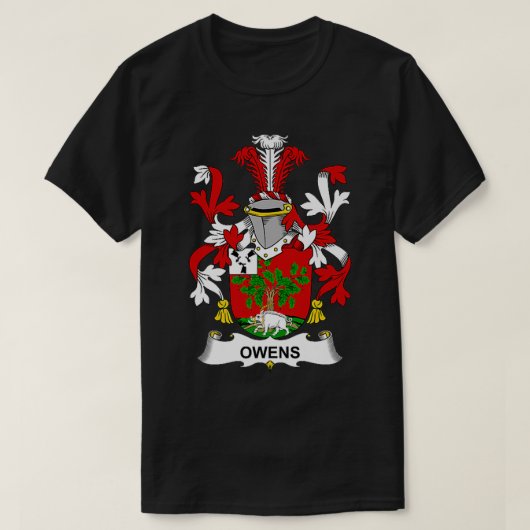 Owens Coat of Arms  Family Crest Premium  T-shirt (Design voorkant)