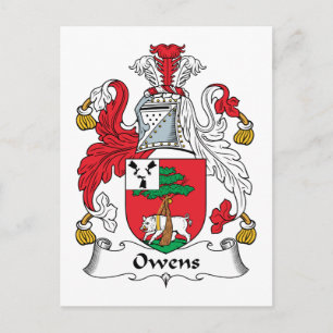Owens Family Crest Briefkaart