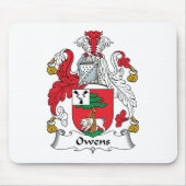 Owens Family Crest Muismat (Voorkant)