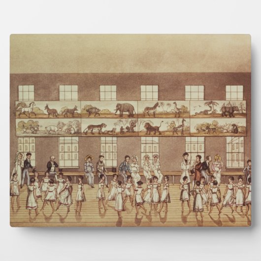 Owen's Institution, New Lanark (Quadrille Danci) Fotoplaat (Voorkant)