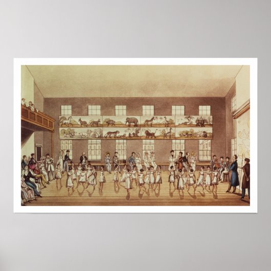 Owen's Institution, New Lanark (Quadrille Danci) Poster (Voorkant)