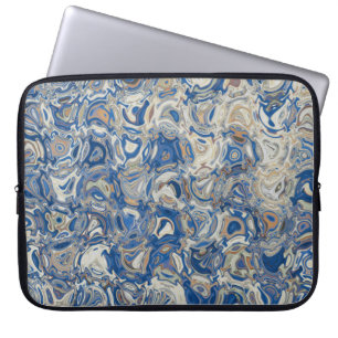 Owens Lake Abstract 2, 2018 (foto) SVP-Afbeeldin Laptop Sleeve