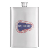 Owens River Gorge Climate bing Carabiner Flacon (Voorkant)