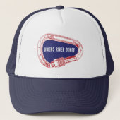 Owens River Gorge Climate bing Carabiner Trucker Pet (Voorkant)