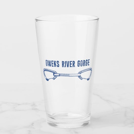 Owens River Gorge Rotsbeklimmen Quickdraw Glas (Voorkant)