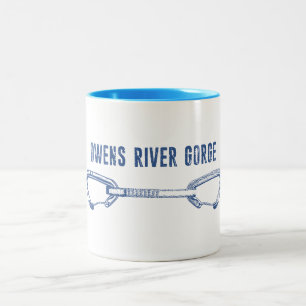 Owens River Gorge Rotsport Klimmateriaal Tweekleurige Koffiemok