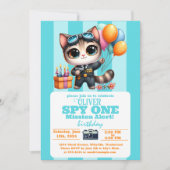 Owen's Sky Kitty Verjaardagsfeest! Kaart (Voorkant)