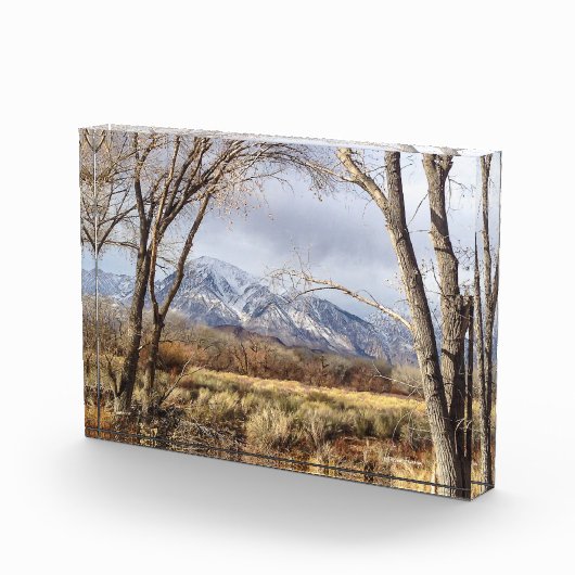 Owens Valley Mountain Uitzicht van Mt. Tom Fotoblokken (Rechts)