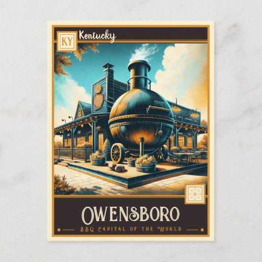 Owensboro, Kentucky |  Briefkaart (Voorkant)