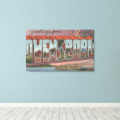 Owensboro, Kentucky - Grote letterscènes Canvas Afdruk (Insitu (Houten vloer))