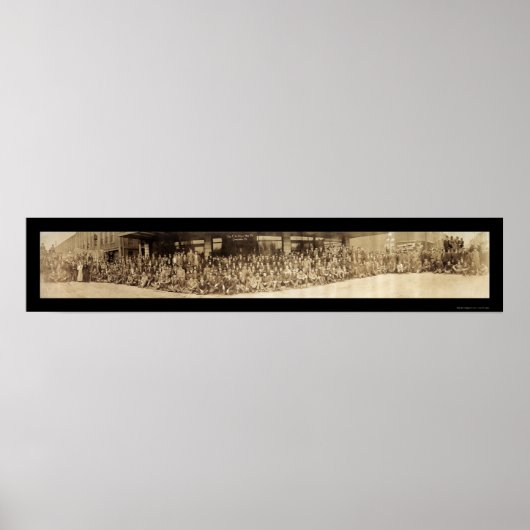 Owensboro, KY Ames Manufacturing Foto 1914 Poster (Voorkant)