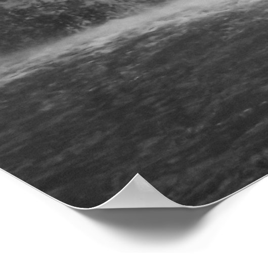 Owharoa-Herfsten in zwart-wit Poster (Hoek)