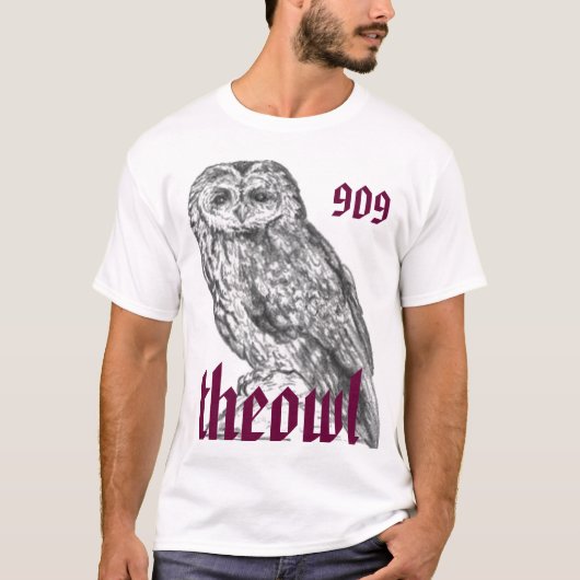 owl1, theowl, 909 t-shirt (Voorkant)